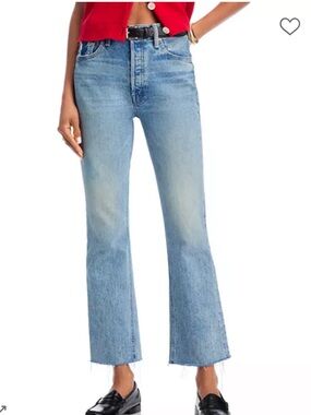 MOTHER BRAND  denim “the tripper ankle fray” riding the cliffside sz27 nwt jeans